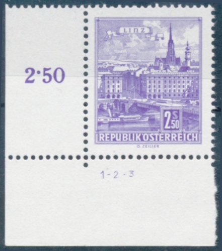 Briefmarke mit Symbolzahl(en)